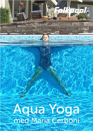 Broschyr Aqua Yoga i poolen